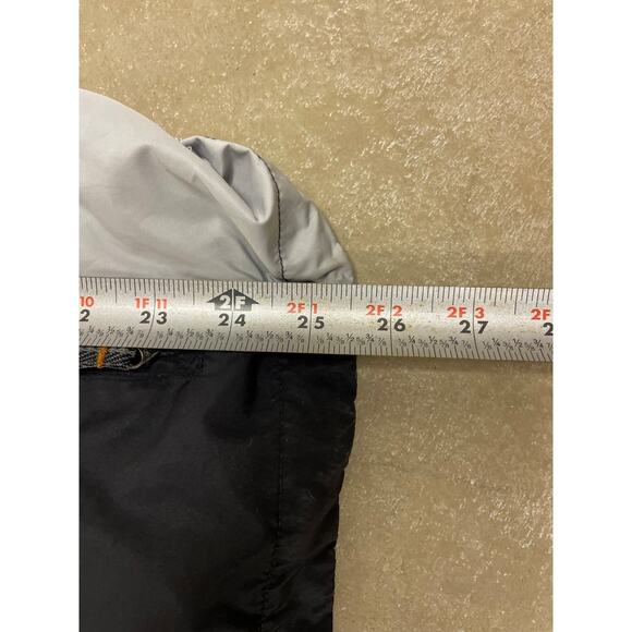 Nike Men’s Vintage Windbreaker Jacket M Black Gray Mesh Lined 90s 2000s Swoosh - Picture 4 of 4